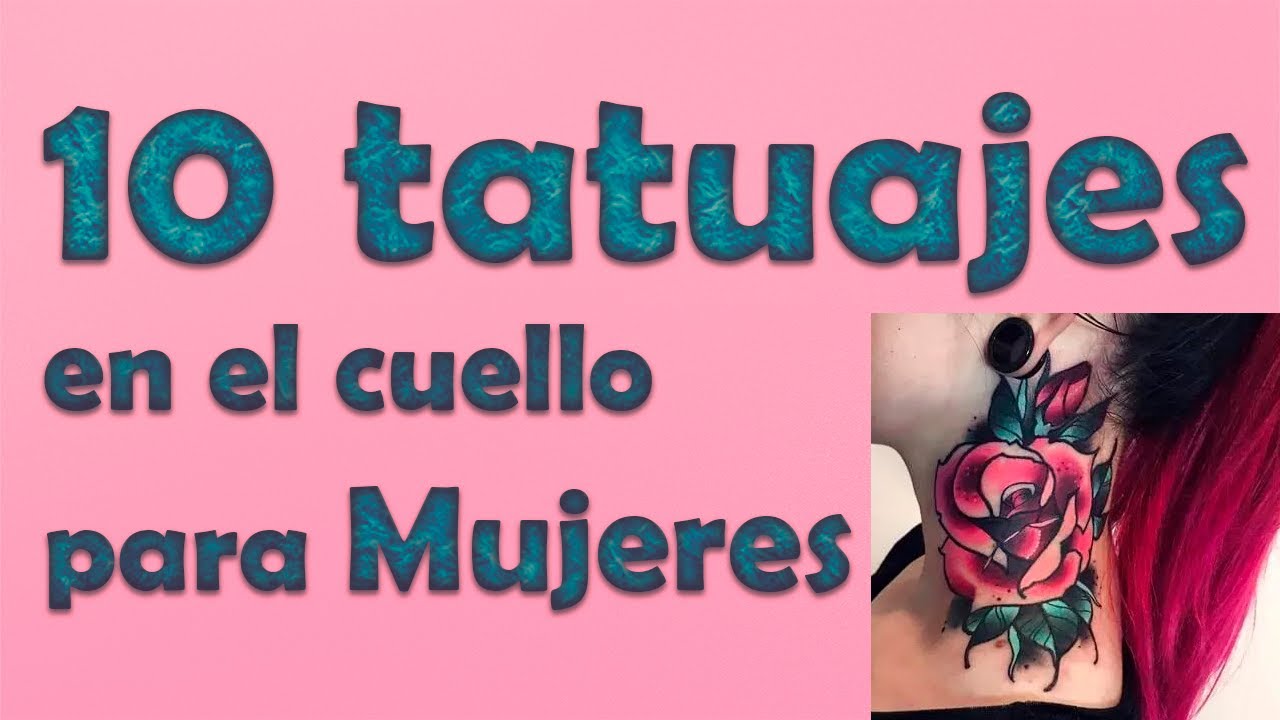 Tatuajes En El Cuello Para Mujeres Con Significado [ 2023 ]