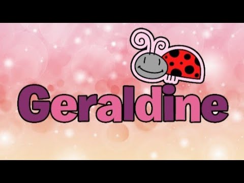 Significado De Geraldine [ 2023 ]